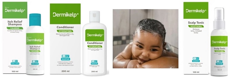 Dermikelp for infant eczema and cradle cap - range of products